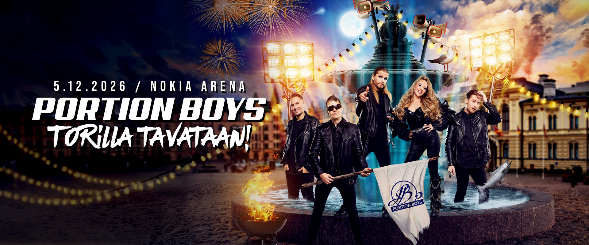Portion Boys järjestää uransa suurimman konsertin Nokia Arenalla! - Nelonen Media Live - Tampere - Saturday 5 December 2026