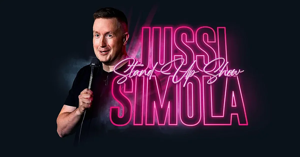 Jussi Simola Stand Up Show Tampereella 10.9.2026 - Menox - Tampere - torstaina 10. syyskuuta 2026
