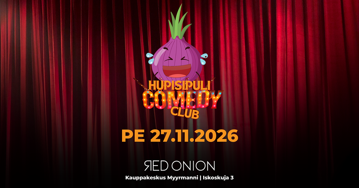 Hupisipulin treeniklubi Red Onion Vantaa 27.11.2026 - Menox - Vantaa - Friday 27 November 2026