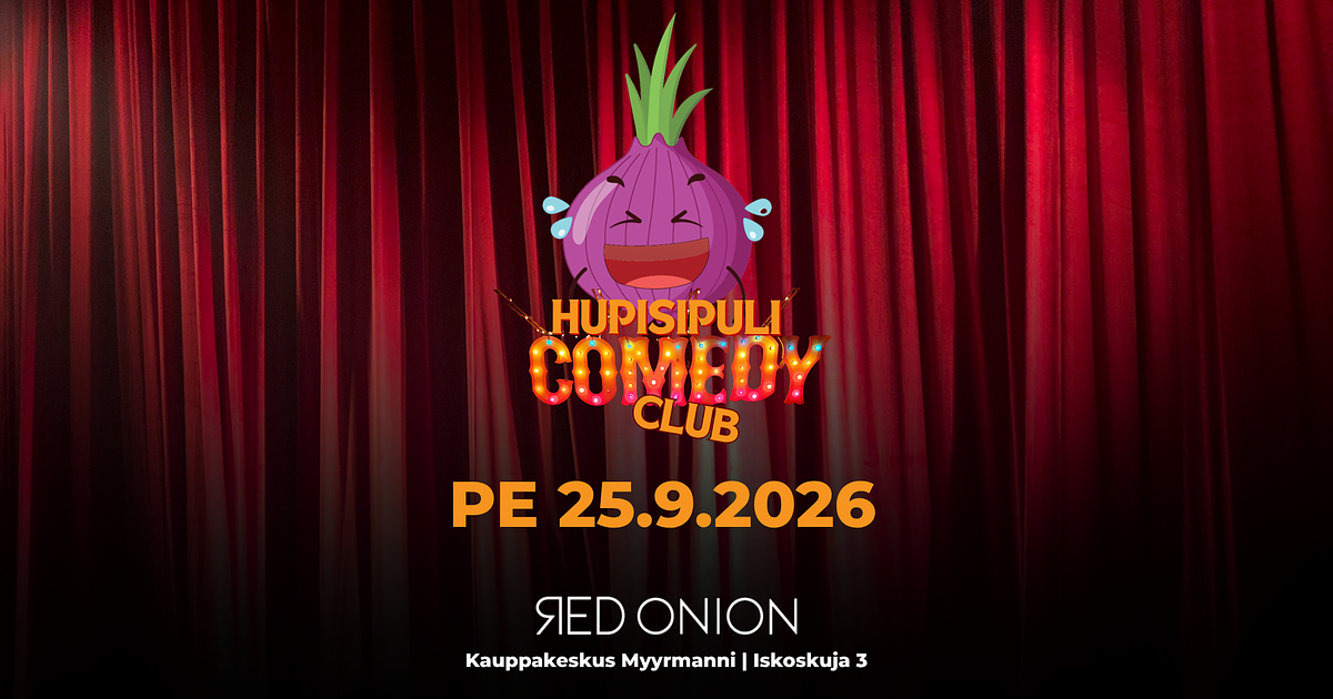 Hupisipulin treeniklubi Red Onion Vantaa 25.9.2026 - Menox - Vantaa - Friday 25 September 2026