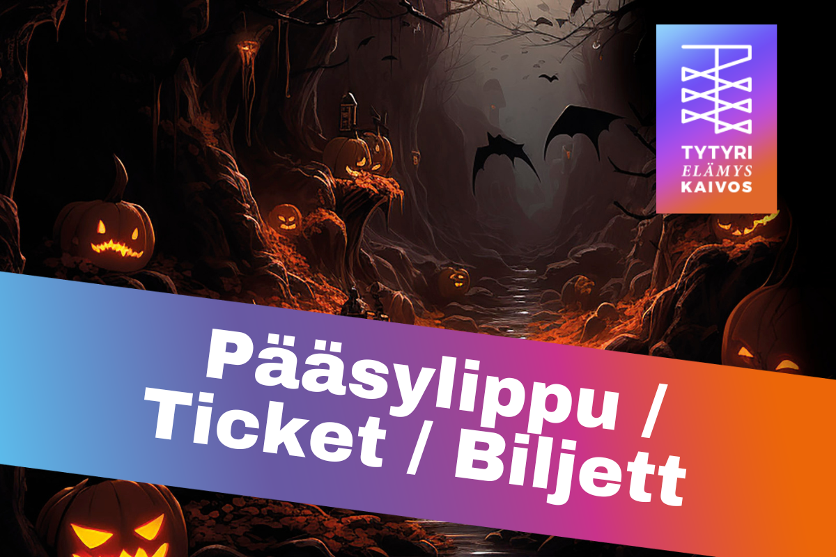Tytyri Elämyskaivos - Halloween 2026 - Menox - Lohja - sunnuntaina 18. lokakuuta 2026
