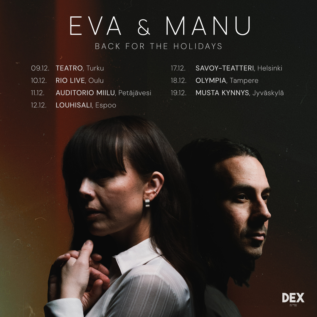 EVA & MANU- BACK FOR THE HOLIDAYS - Riolive Oulu - Oulu - torstaina 10. joulukuuta 2026