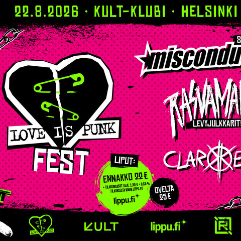 Love Is Punk Fest: MISCONDUCT, Rasvamaksa + Clarkkent