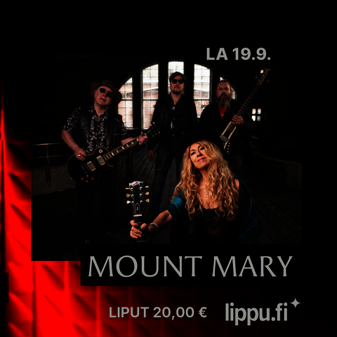 KULT Live: Mount Mary + Ginger Evil - KULT - Helsinki - Saturday 19 September 2026