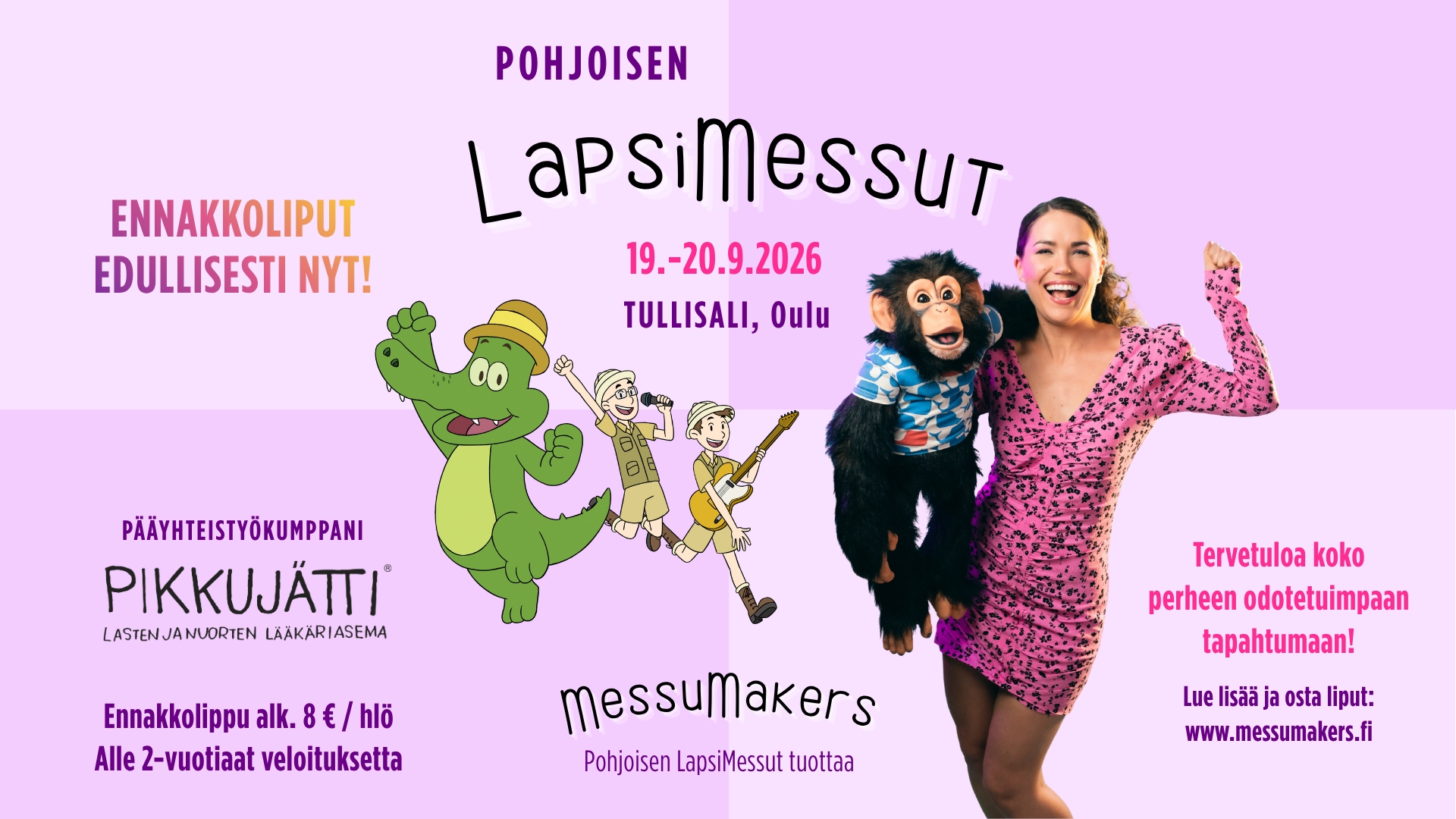 Pohjoisen LapsiMessut - Tullisali - Oulu - Sunday 20 September 2026
